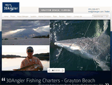 Tablet Screenshot of 30angler.com